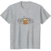 imageStar Wars  The Mandalorian Grogu Butterfly TShirtHeather Grey