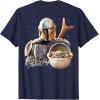 imageStar Wars  The Mandalorian Mando TShirtNavy Blue
