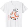 imageStar Wars BB8 Japan Sumie Ink Wash Painting Style TShirtWhite