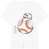 imageStar Wars BB8 Japan Sumie Ink Wash Painting Style TShirtWhite