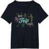imageStar Wars Best Trip Ever Group Shot Cute Outline Chest Logo TShirtBlack