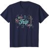 imageStar Wars Best Trip Ever Group Shot Cute Outline Chest Logo TShirtNavy Blue