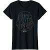 imageStar Wars Best Trip Ever Storm Trooper Outline Chest Logo TShirtBlack