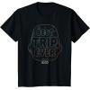 imageStar Wars Best Trip Ever Storm Trooper Outline Chest Logo TShirtBlack