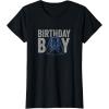 imageStar Wars Blue Darth Vader Birthday Boy Distressed TShirtBlack