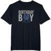 imageStar Wars Blue Darth Vader Birthday Boy Distressed TShirtBlack
