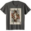 imageStar Wars Boba Fett Bounty Hunter Playing Card TShirtAsphalt Grey