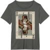imageStar Wars Boba Fett Bounty Hunter Playing Card TShirtAsphalt Grey