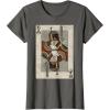 imageStar Wars Boba Fett Bounty Hunter Playing Card TShirtAsphalt Grey