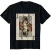 imageStar Wars Boba Fett Bounty Hunter Playing Card TShirtBlack
