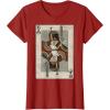 imageStar Wars Boba Fett Bounty Hunter Playing Card TShirtCranberry Red