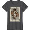 imageStar Wars Boba Fett Bounty Hunter Playing Card TShirtDark Heather Grey