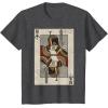 imageStar Wars Boba Fett Bounty Hunter Playing Card TShirtDark Heather Grey