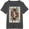 imageStar Wars Boba Fett Bounty Hunter Playing Card TShirtDark Heather Grey