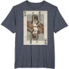 imageStar Wars Boba Fett Bounty Hunter Playing Card TShirtHeather Blue
