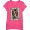 imageStar Wars Boba Fett Bounty Hunter Playing Card TShirtPink Heather