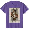 imageStar Wars Boba Fett Bounty Hunter Playing Card TShirtPurple Heather