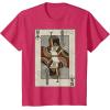 imageStar Wars Boba Fett Bounty Hunter Playing Card TShirtRed Heather