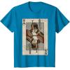 imageStar Wars Boba Fett Bounty Hunter Playing Card TShirtSapphire Blue