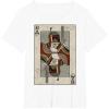 imageStar Wars Boba Fett Bounty Hunter Playing Card TShirtWhite