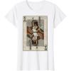 imageStar Wars Boba Fett Bounty Hunter Playing Card TShirtWhite