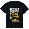 imageStar Wars C3PO This is Madness Text Bubble TShirt TShirtBlack