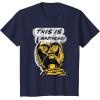 imageStar Wars C3PO This is Madness Text Bubble TShirt TShirtNavy Blue