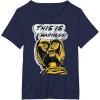 imageStar Wars C3PO This is Madness Text Bubble TShirt TShirtNavy Blue
