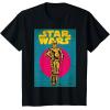 imageStar Wars C3PO Vintage Trading Card Graphic TShirt TShirtBlack