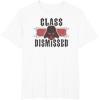 imageStar Wars Class Dismissed Darth Vader Distressed Style Art TShirtWhite