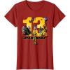 imageStar Wars Classic Characters Thirteenth Birthday 13 Year Old TShirtCranberry Red