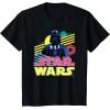 imageStar Wars Darth Vader Bold Graphic Retro Eighties 80s Vibe TShirtBlack