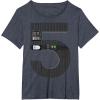 imageStar Wars Darth Vader Fifth Birthday TShirtHeather Blue