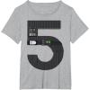 imageStar Wars Darth Vader Fifth Birthday TShirtHeather Grey