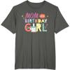 imageStar Wars Grogu Mandalorian Toon Mom of the Birthday Girl TShirtAsphalt Grey
