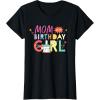 imageStar Wars Grogu Mandalorian Toon Mom of the Birthday Girl TShirtBlack
