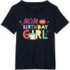 imageStar Wars Grogu Mandalorian Toon Mom of the Birthday Girl TShirtBlack