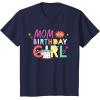 imageStar Wars Grogu Mandalorian Toon Mom of the Birthday Girl TShirtNavy Blue