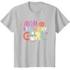 imageStar Wars Grogu Mandalorian Toon Mom of the Birthday Girl TShirtSilver Grey