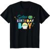 imageStar Wars Grogu Mandalorian Toon Sister of the Birthday Boy TShirtBlack