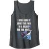 imageStar Wars I Was Born A Long Time Ago 50th Birthday Disney Tank TopDark Heather Grey