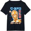 imageStar Wars Kawaii C3PO Japan Cute Pop Art Rebel Droid TShirtBlack