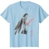 imageStar Wars Kylo Ren Japan Sumie Ink Wash Painting Style TShirtBaby Blue