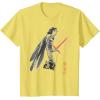 imageStar Wars Kylo Ren Japan Sumie Ink Wash Painting Style TShirtLemon Yellow