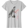imageStar Wars Kylo Ren Japan Sumie Ink Wash Painting Style TShirtSilver Grey
