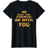 imageStar Wars May The Fourth Be With You Tilted Logo Poster TShirtBlack