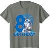 imageStar Wars R2D2 Boop Beep Beep 8th Birthday TShirtOlive Heather