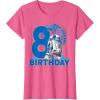 imageStar Wars R2D2 Boop Beep Beep 8th Birthday TShirtPink Heather