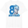 imageStar Wars R2D2 Boop Beep Beep 8th Birthday TShirtWhite
