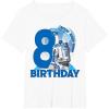 imageStar Wars R2D2 Boop Beep Beep 8th Birthday TShirtWhite